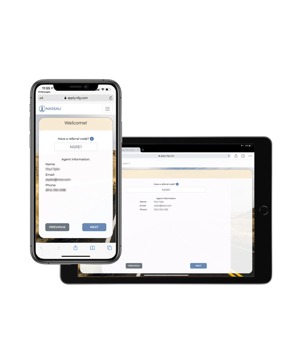 Nassau simple annuity app mobile phone image