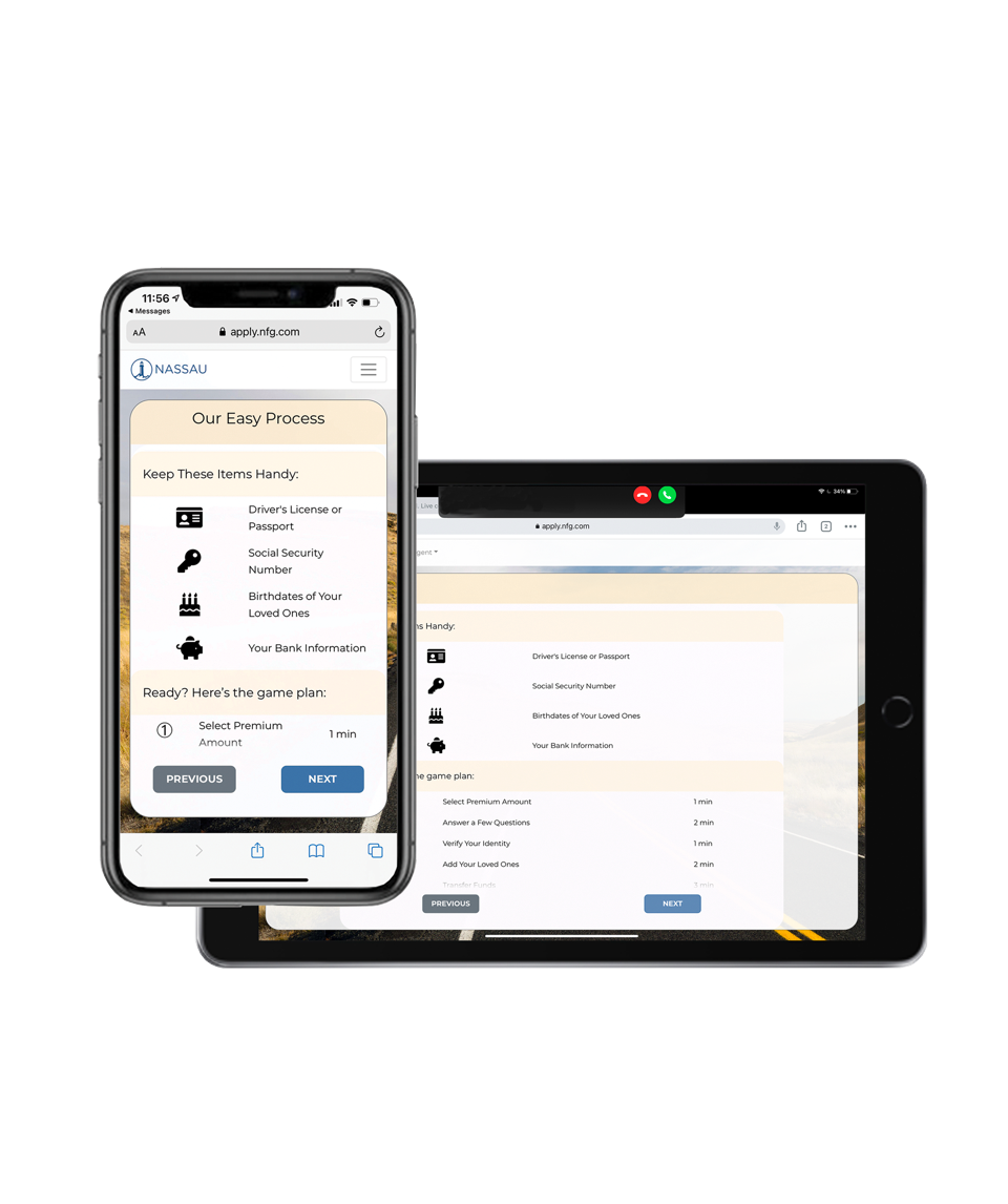 Nassau simple annuity app mobile phone image Nassau simple annuity app mobile phone image