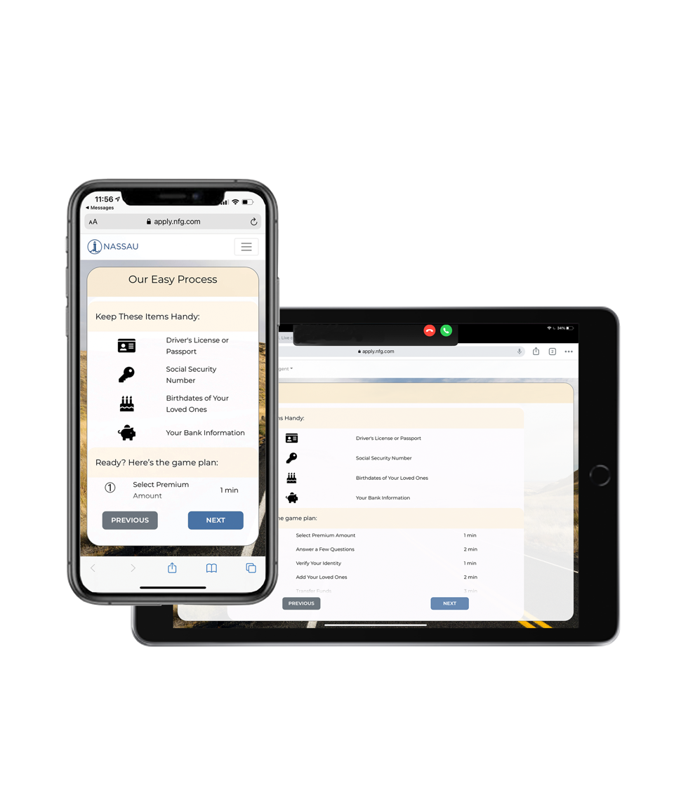 Nassau simple annuity app mobile phone image